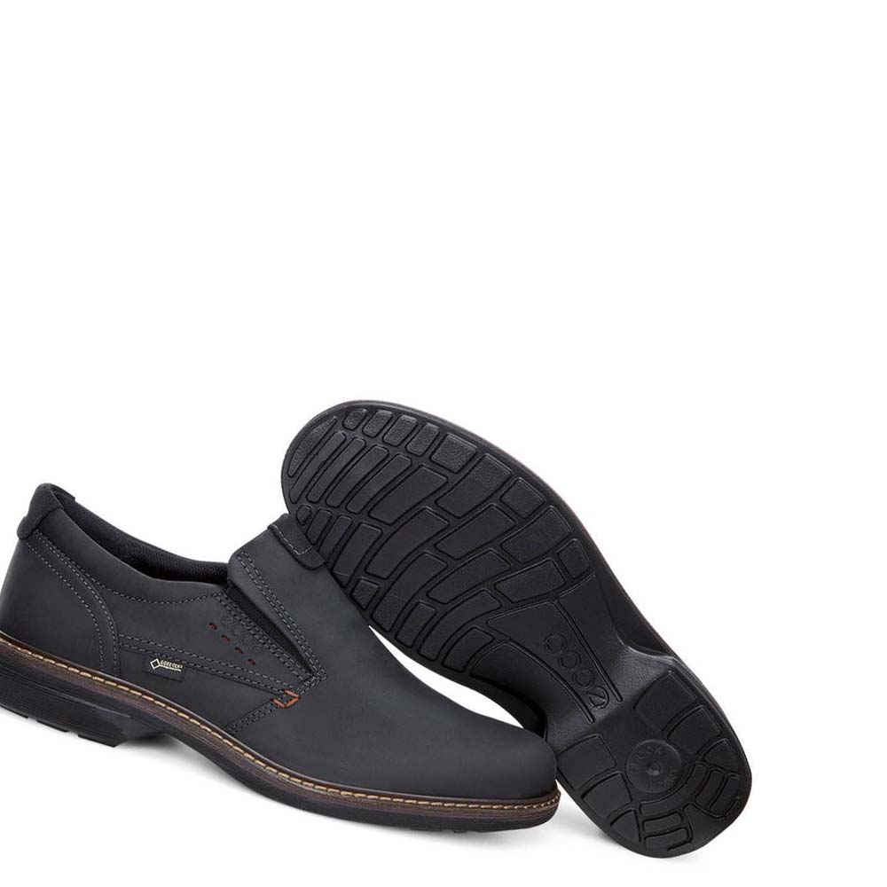 Férfi Ecco Turn Slip-on Alkalmi Cipő Fekete | HU 503RVD